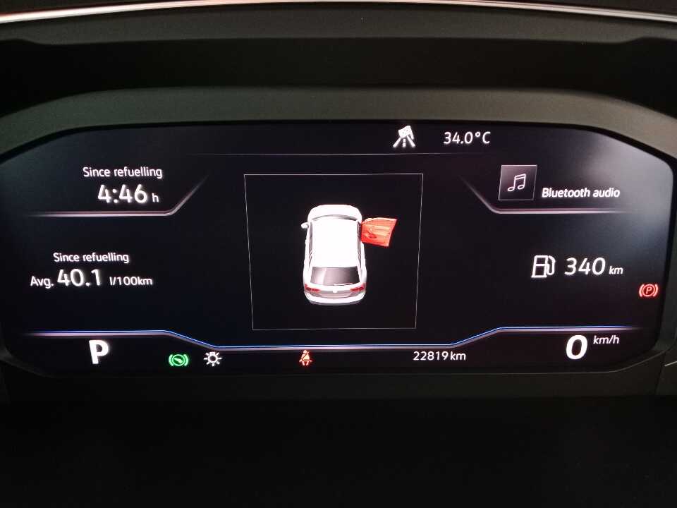 Foto Mobil Bekas Odometer Volkswagen Tiguan 1.4 TSI Allspace tahun 2022