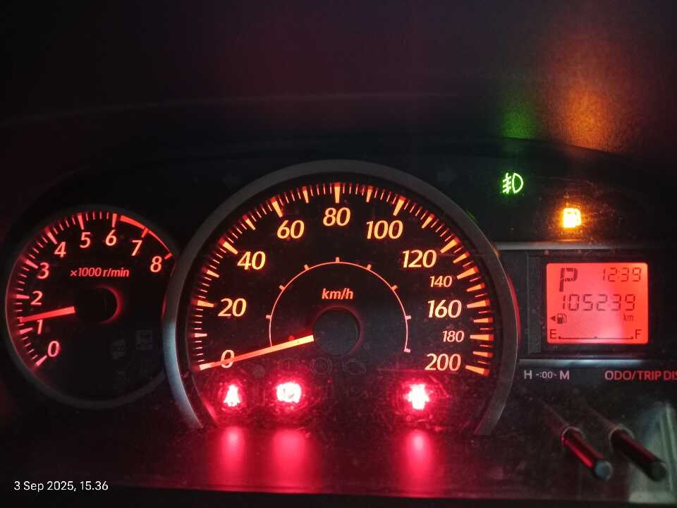 Foto Mobil Bekas Odometer Toyota Calya 1.2 G tahun 2017