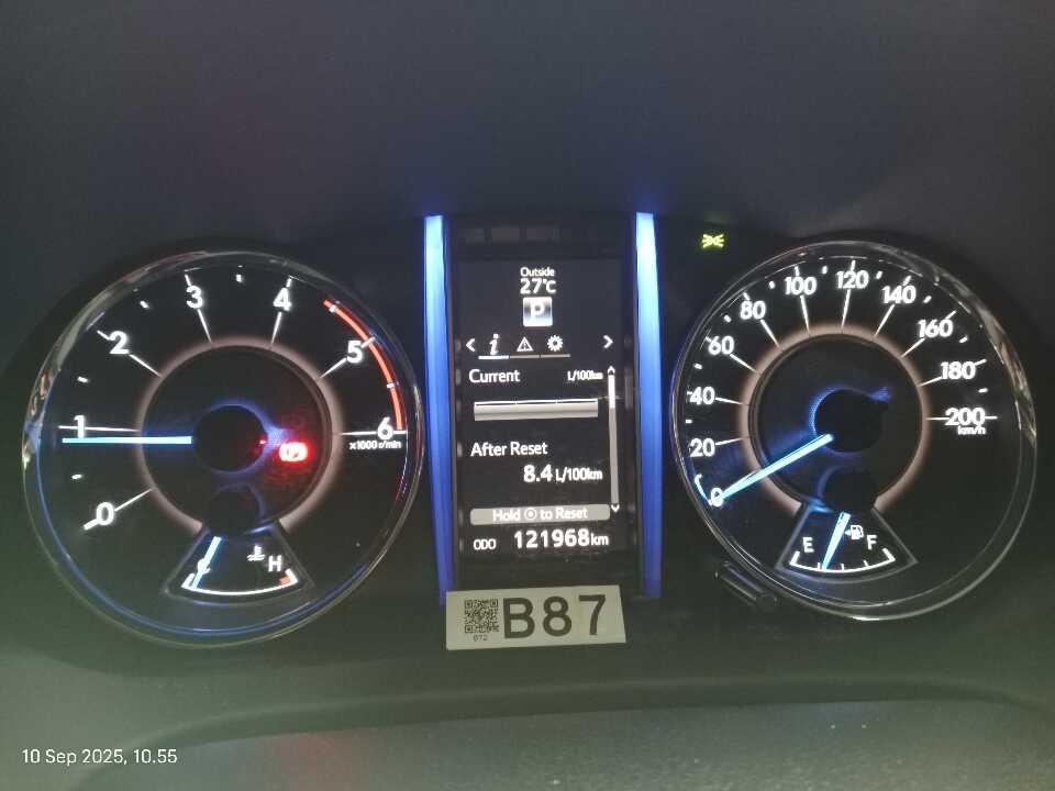 Foto Mobil Bekas Odometer Toyota Fortuner 2.4 4X2 VRZ tahun 2017