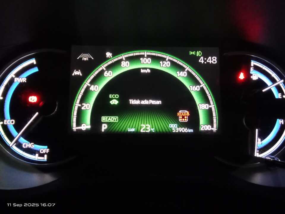 Foto Mobil Bekas Odometer Toyota Innova 2.0 Zenix Q HV CVT TSS Modellista tahun 2023