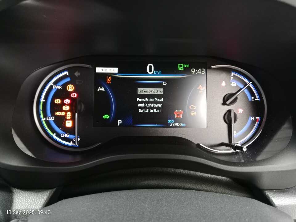 Foto Mobil Bekas Odometer Toyota Innova 2.0 Zenix Q HV CVT TSS tahun 2023