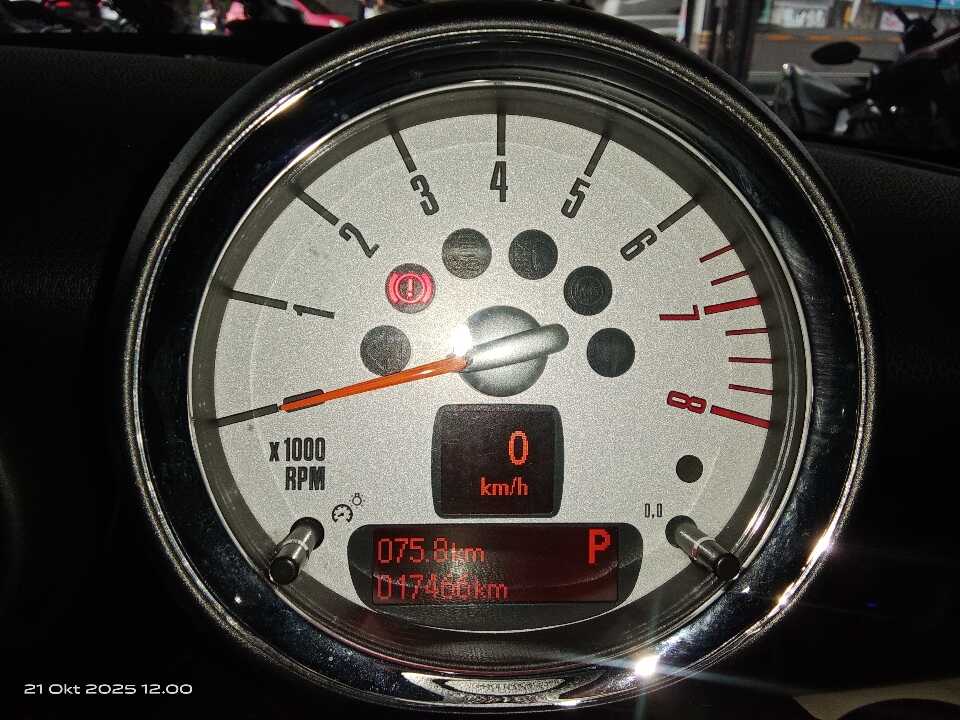 Foto Mobil Bekas Odometer MINI Cooper 1.6 S tahun 2013