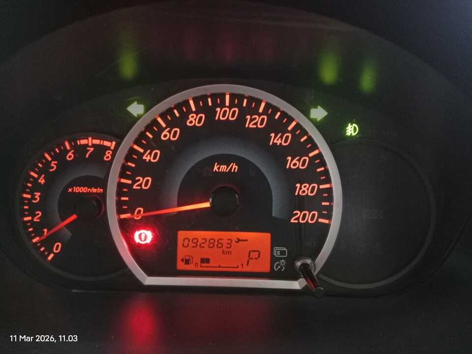 Foto Mobil Bekas Odometer Mitsubishi Mirage 1.2 Exceed tahun 2014