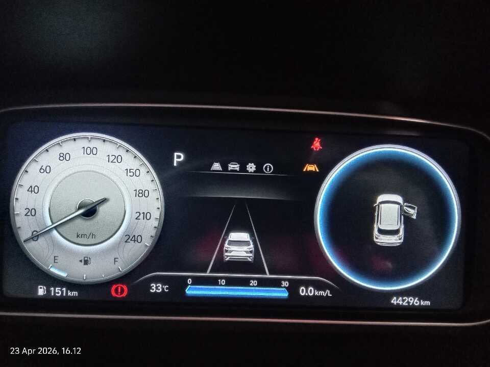 Foto Mobil Bekas Odometer Hyundai Creta 1.5 Prime tahun 2022