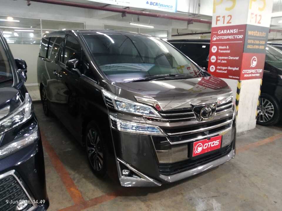 2020 Toyota Vellfire 2.5 G - Foto 1 dari 6