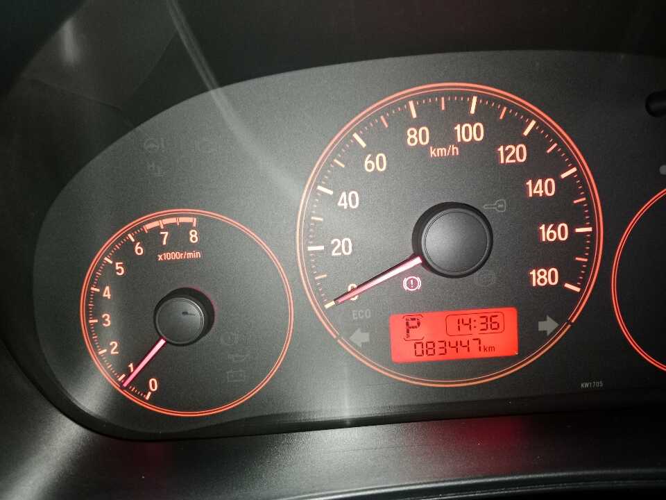 Foto Mobil Bekas Odometer Honda Brio 1.2 Satya E tahun 2017